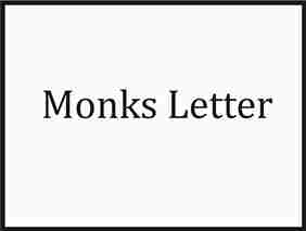 Monks Letter