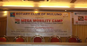 399 Mobility Aids given at Mobility camp at  Mulund , March 2014