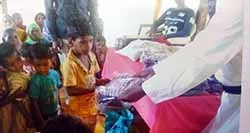 Garments Donation in Jeevan Jyoti Ministries
