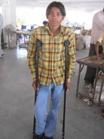 Disabledpersonwithcrutches