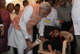 ShriNarendramodimeetthedisablepatients