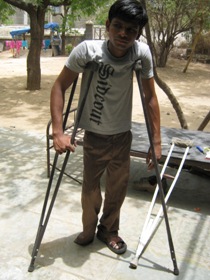Disabledpersonwithcrutches