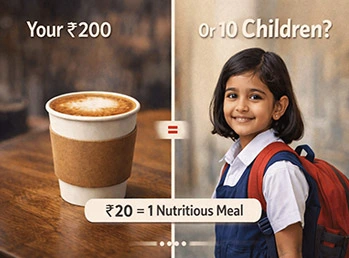 Your Coffee Today Can Feed 10 Children