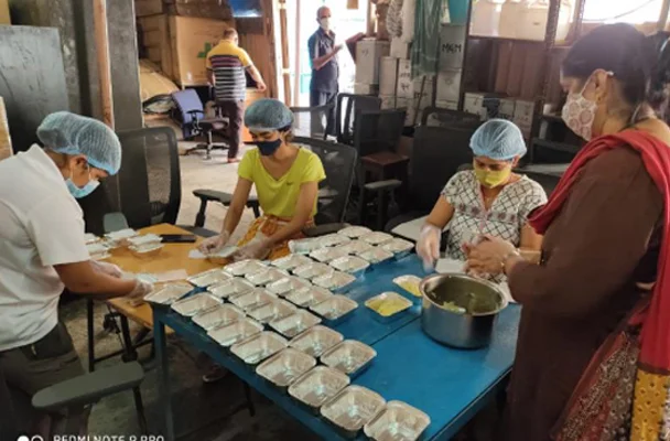 Tribute to Covid Warriors - 16001 Milk Sheera packets Distributed - 3rd July, 2021