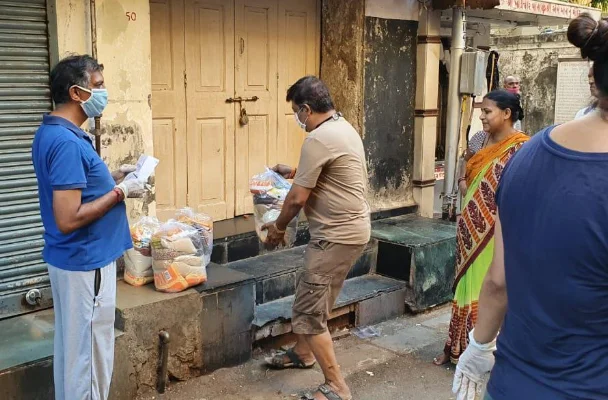 Ration Distributed at Marine Lines Sponsored by Share & Care Foundation - May 2020