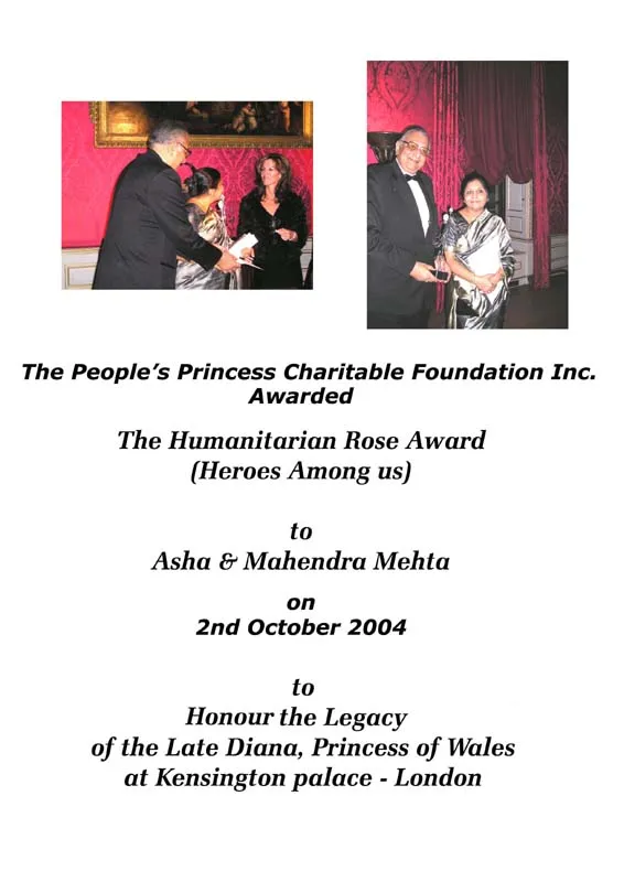 The Humanitarian Rose Award
